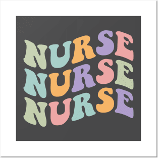 Groovy Nurse Design Posters and Art